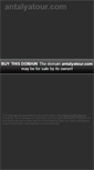 Mobile Screenshot of antalyatour.com